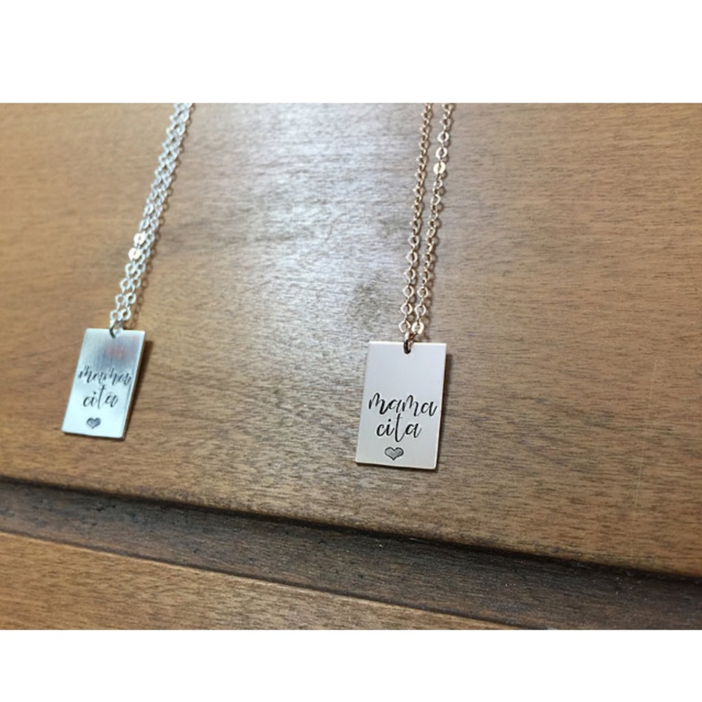 “Mamacita” Rose Gold Filled Necklace